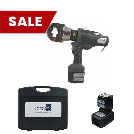 PressMax 14-A Set Akku-hydraulisches Presswerkzeug im Koffer, 140kN, DIN Sechskant 10-400mm²