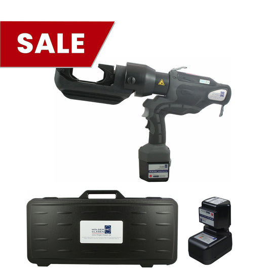 PressMax 15-O-Set Akku-hydraulisches Presswerkzeug im Koffer, 134kN, DIN Sechskant 10-630mm²