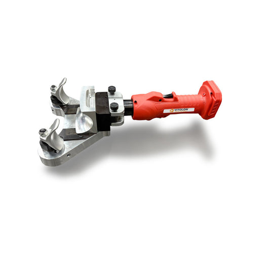 Vitolon VB4-BH Hydraulic-soperated hydraulic bending tool Multi tool VB4-AM-S owered hydraulic multi-tool with 18V Makita battery and bending head attachement.